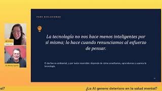 ¿La AI genera deterioro en la salud mental?